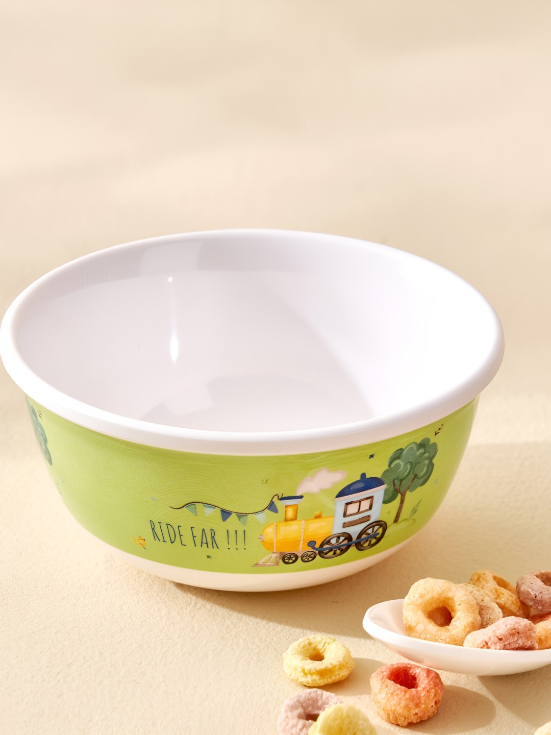 

Home Centre Printed Melamine Serving Bowl - 240ml, Green