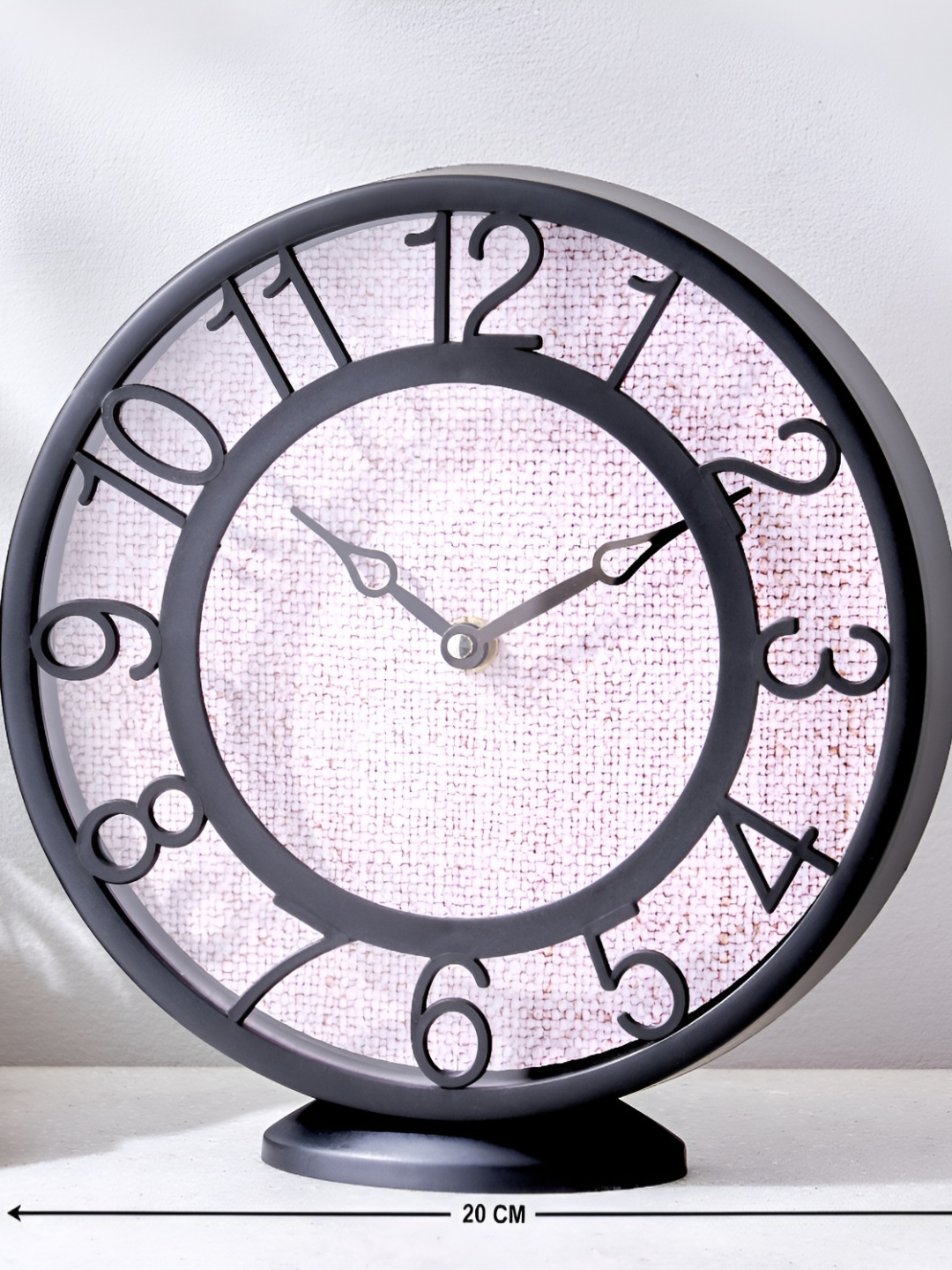 

Home Centre Pink & Black Analogue Contemporary Wall Clock