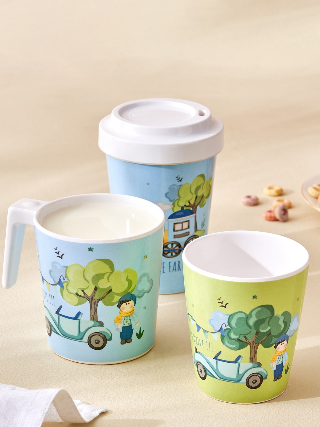 

Home Centre Blue & Green Melamine Tumbler 300ml