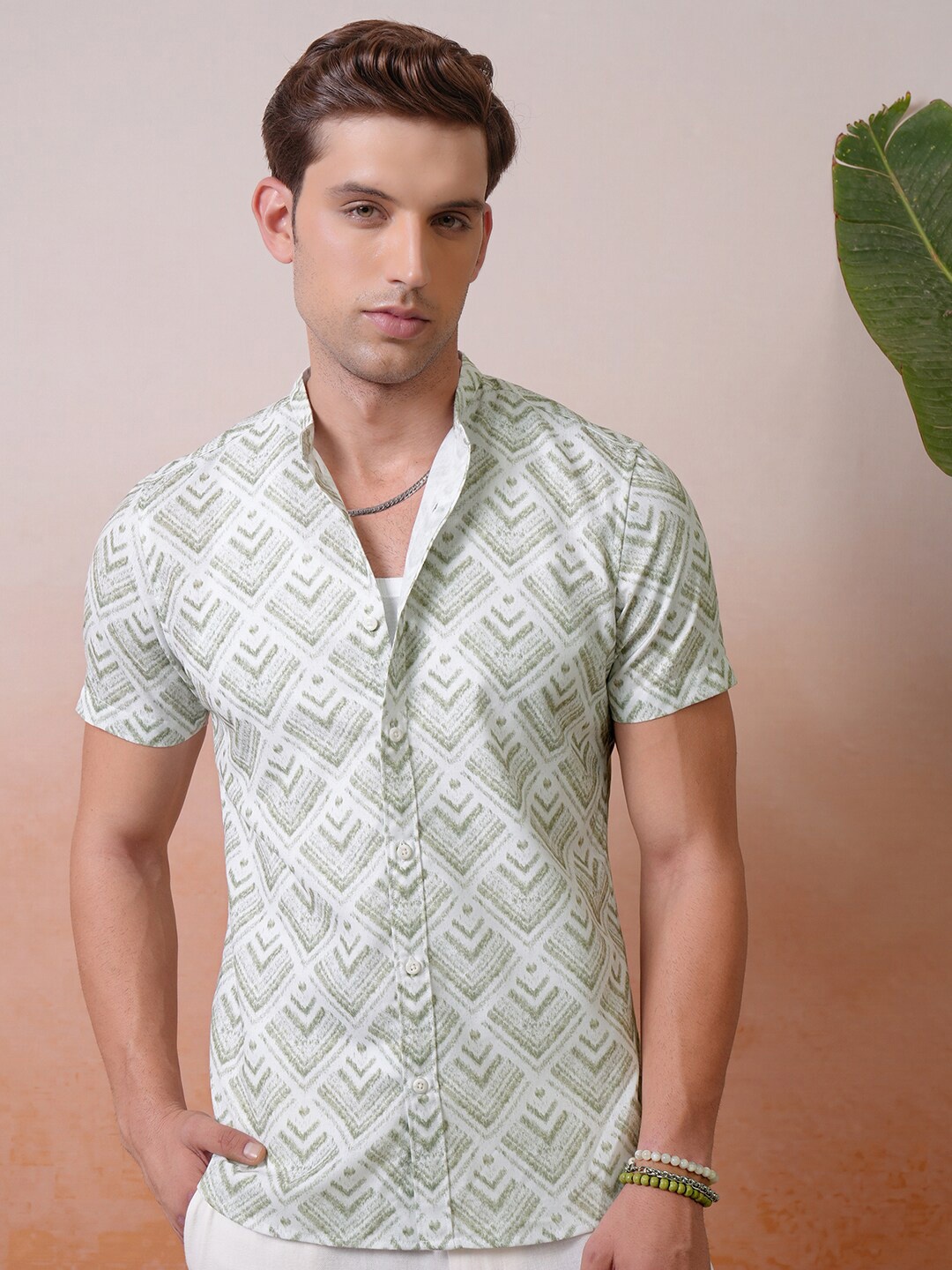 

Locomotive Premium Printed Relaxed Shirt, Olive