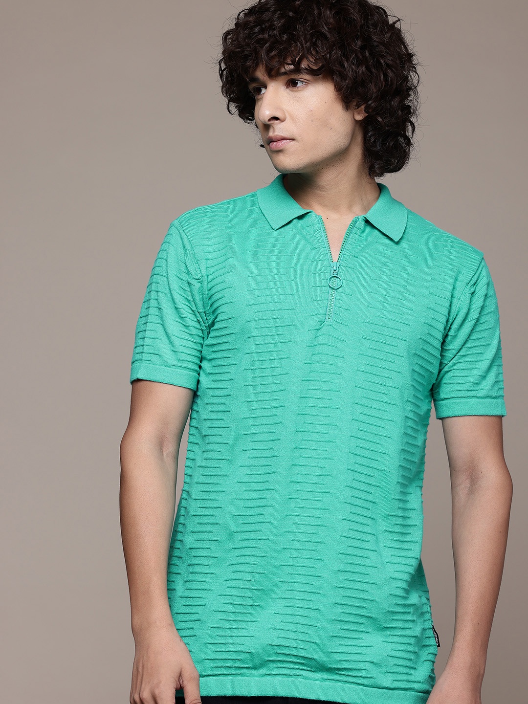 

Roadster Polo Collar T-shirt, Green