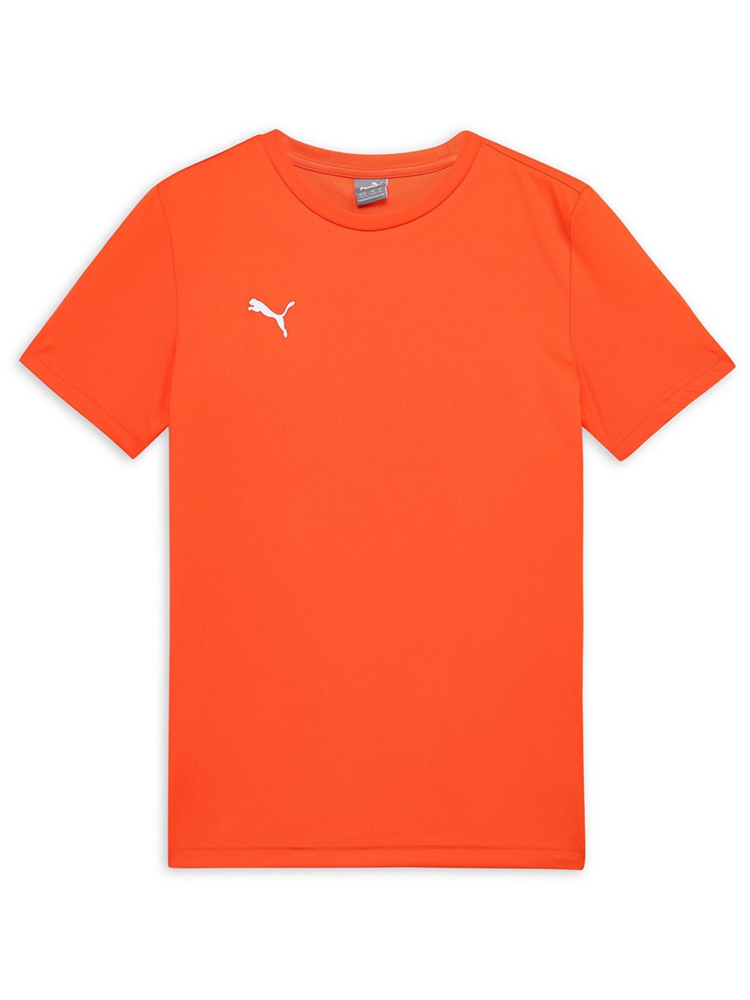 

Puma Boys Cricket Teamwear Youth Plain Round Neck dryCELL Tshirt, Orange