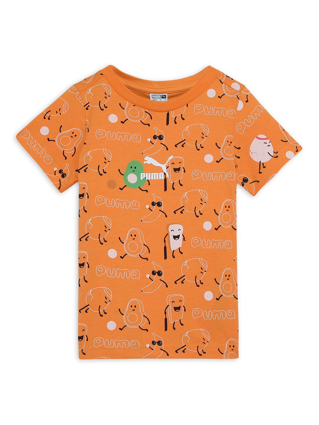 

Puma Kids Classics Printed Youth T-shirt, Orange