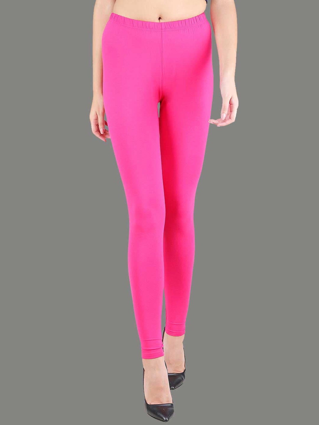 

FFU Ankle Length Leggings, Fuchsia