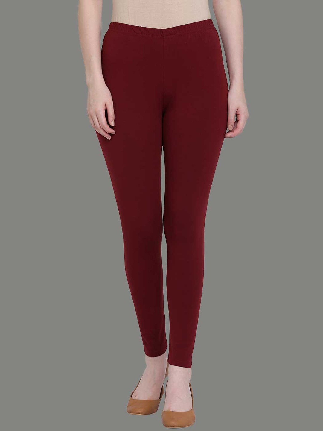 

FFU Ankle Length Leggings, Maroon