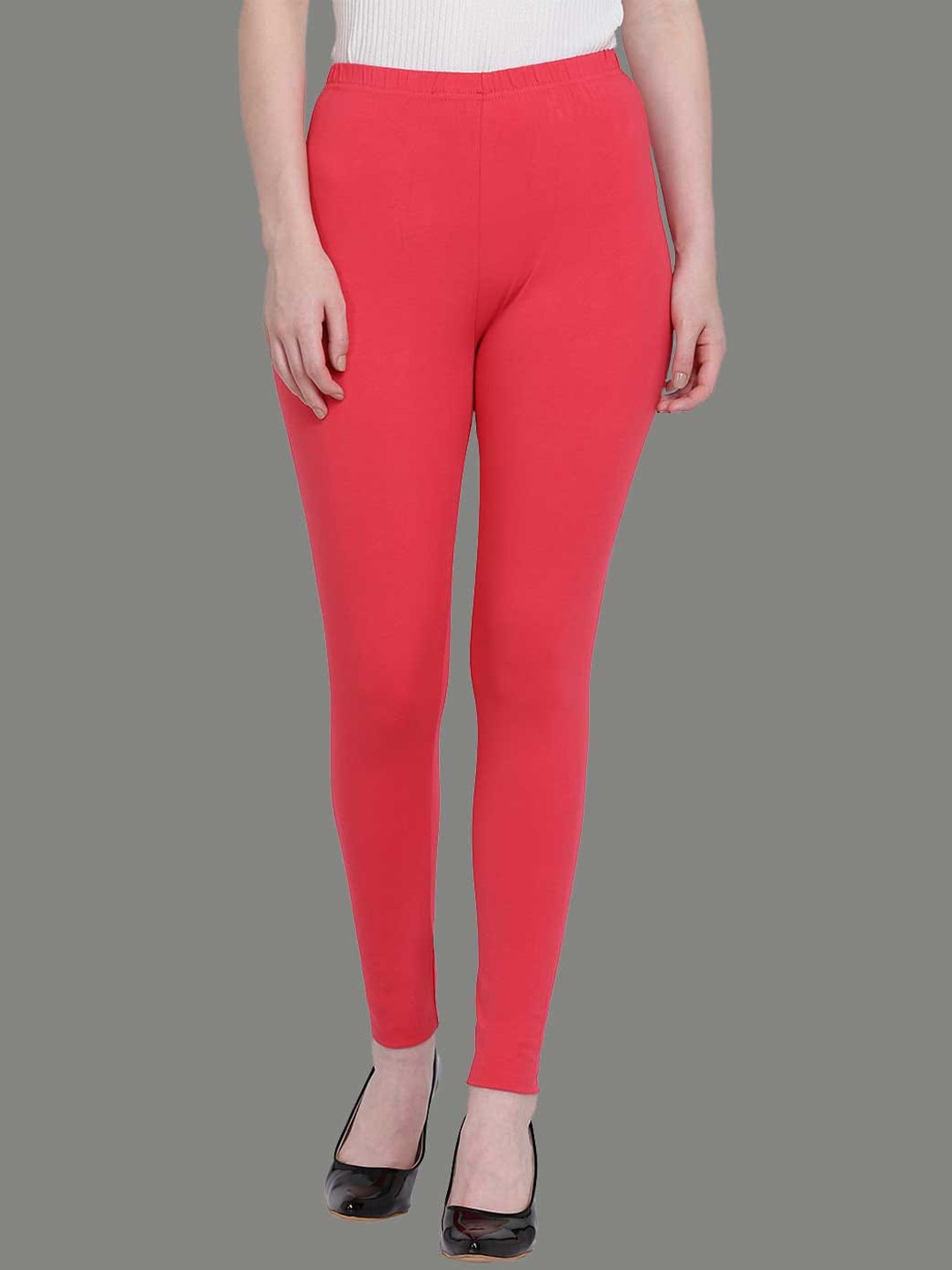 

FFU Ankle Length Leggings, Red