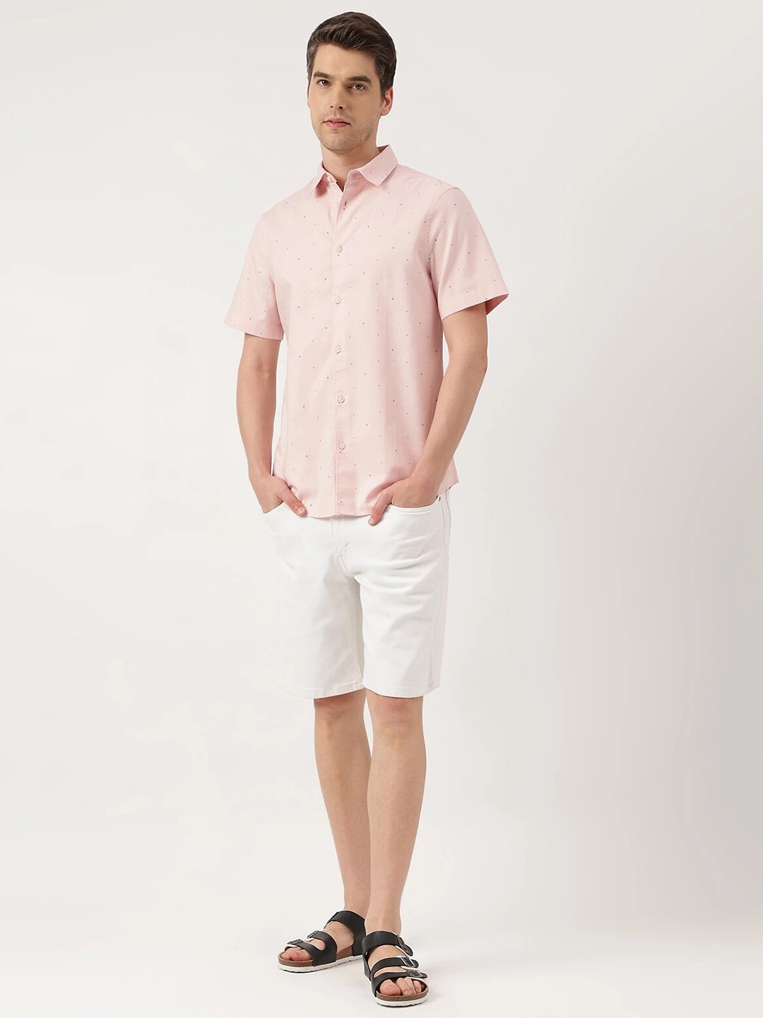 

Marks & Spencer Printed Pure Cotton Casual Shirt, Pink