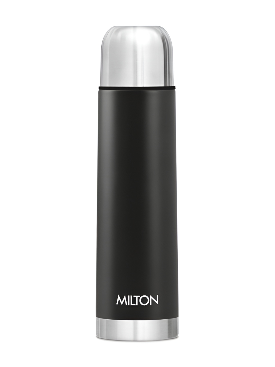 

Milton EcoFlip 500 Thermosteel Double-Walled Vacuum Insulated Flask Water Bottle 500 ml, Black