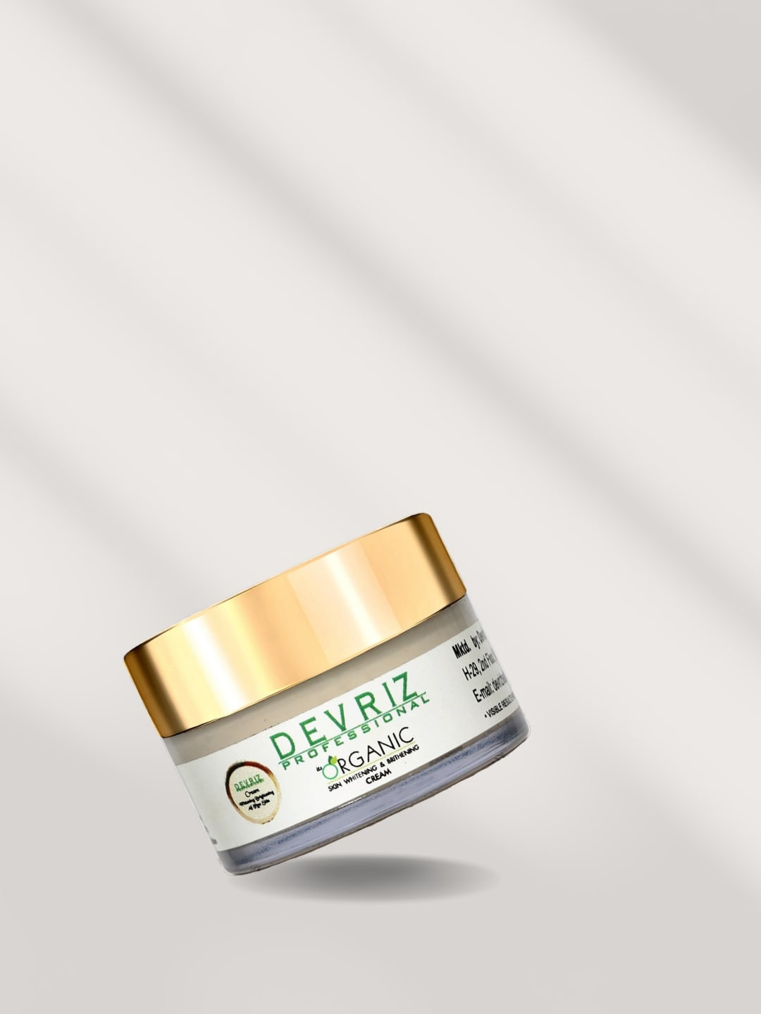 

Devriz Professional Organic Skin Brightening Night Cream - 15 gm, White