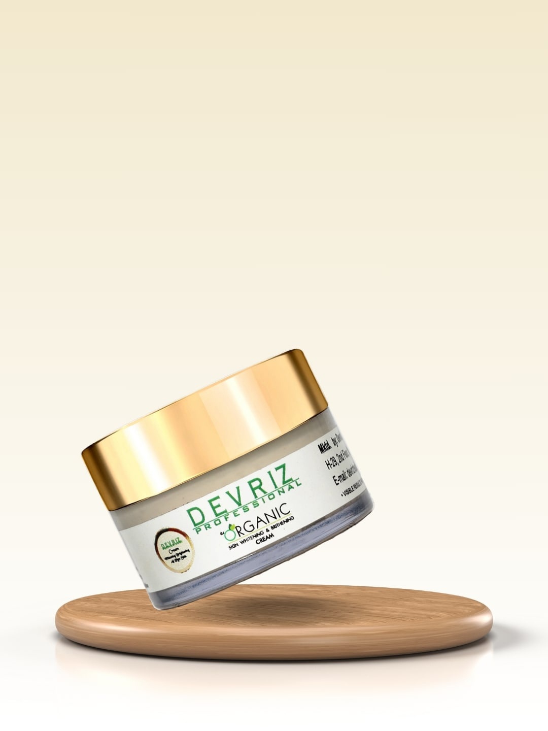 

Devriz Professional Organic Skin Brightening Night Cream - 16 gm, White