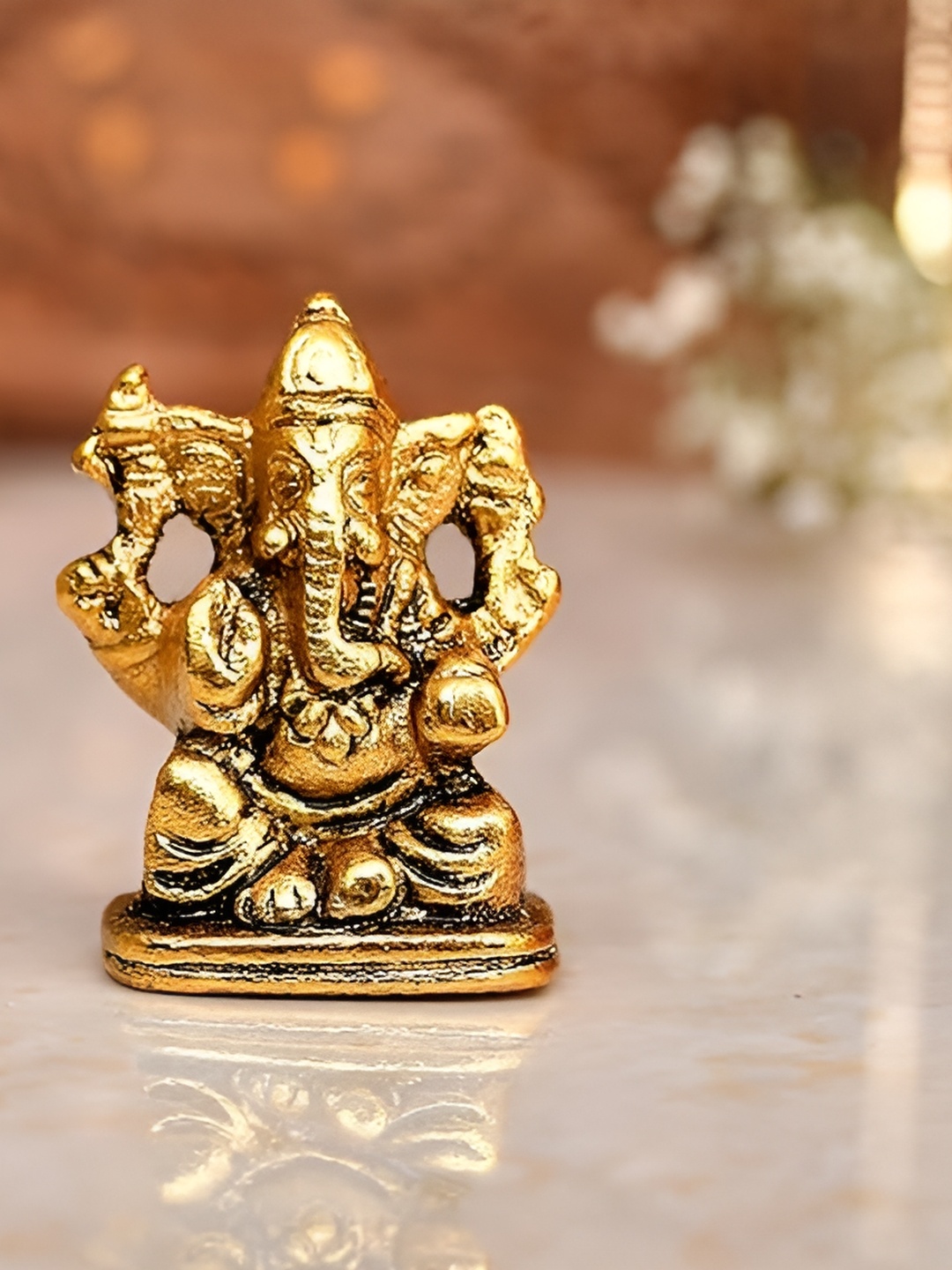 

Aura Gold-Toned Religious Idol Showpiece