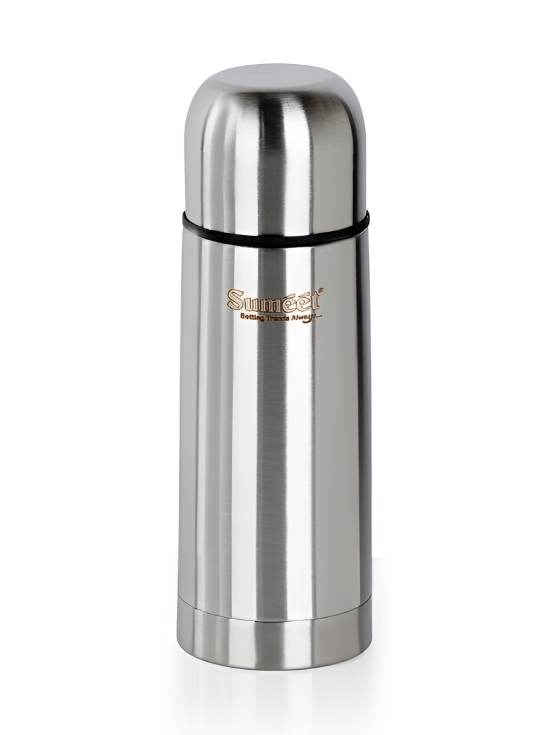 

Sumeet Silver Toned Double Wall Vacuum Stainless Steel Water Bottle 400 ml