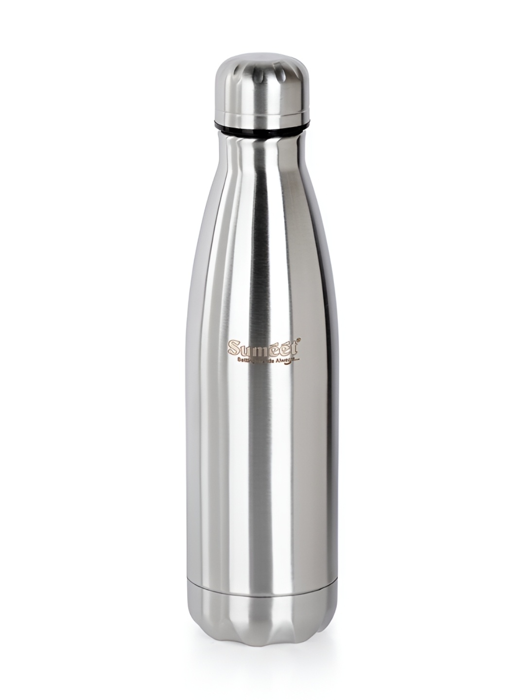 

Sumeet Silver Toned Double Wall Vacuum Stainless Steel Water Bottle 500 ml