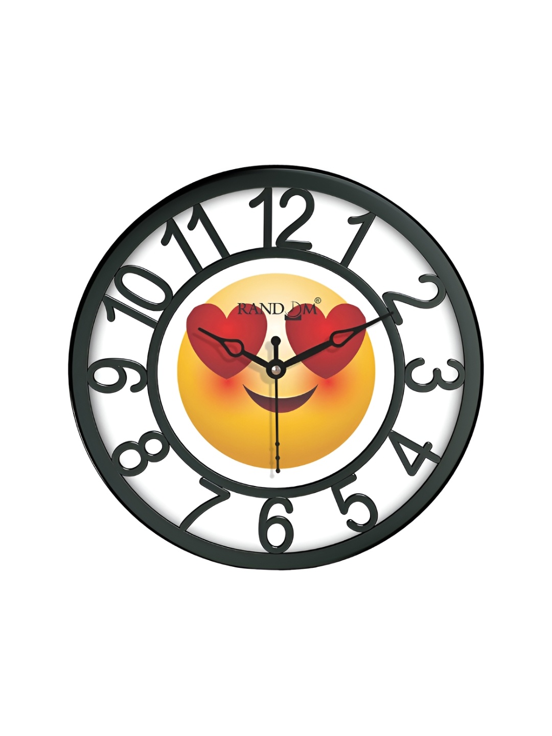 

RANDOM Black & White Printed Analogue Contemporary Round Wall Clock