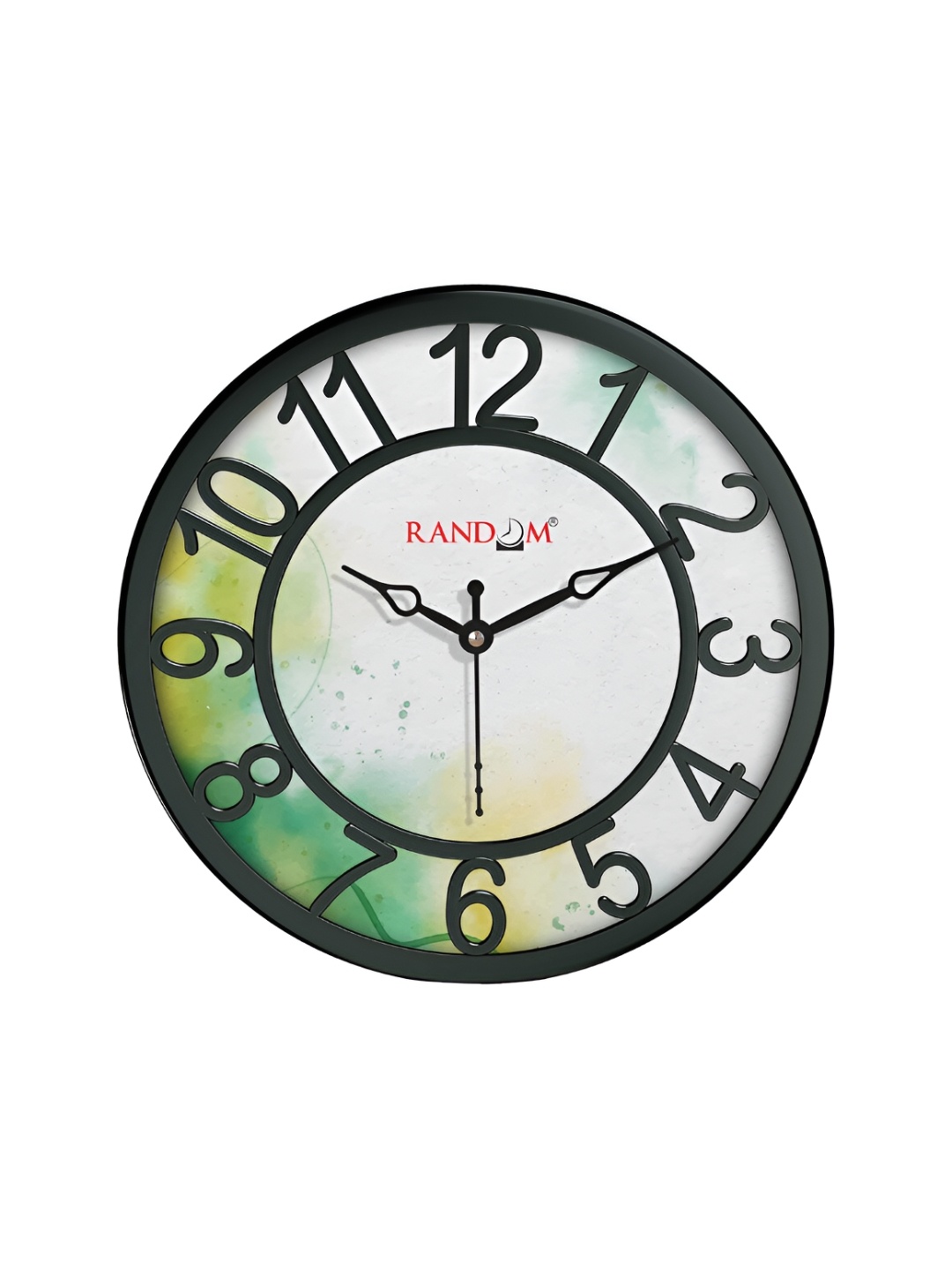 

RANDOM Black & White Printed Contemporary Analogue Wall Clock