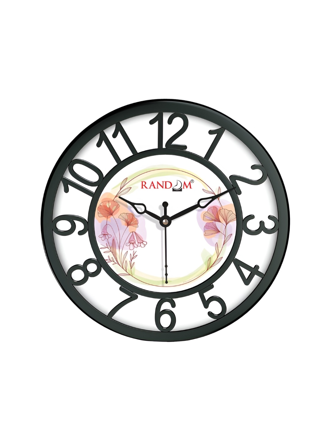 

RANDOM Black & White Printed Contemporary Analogue Wall Clock