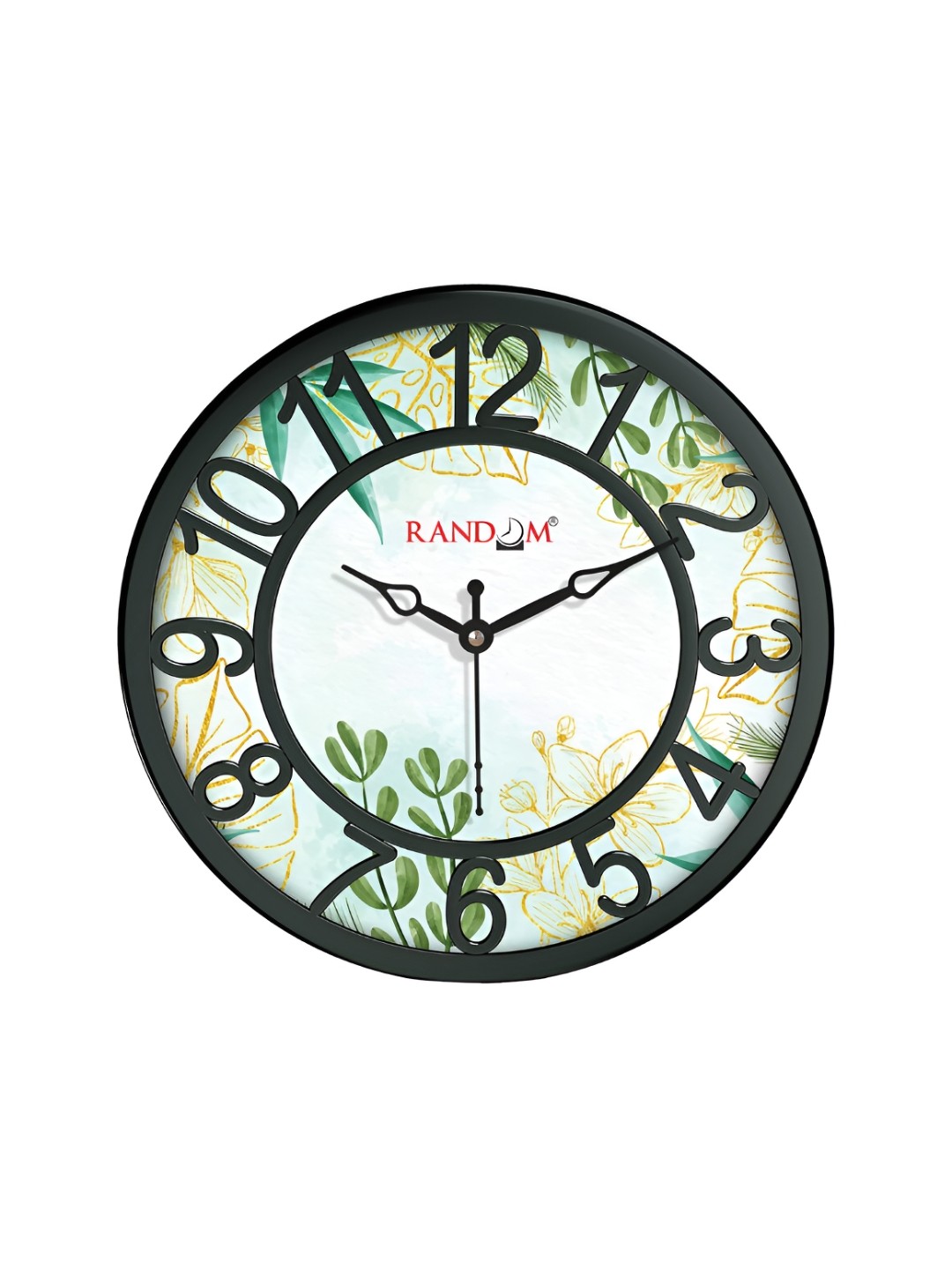 

RANDOM Black & White Printed Contemporary Analogue Wall Clock