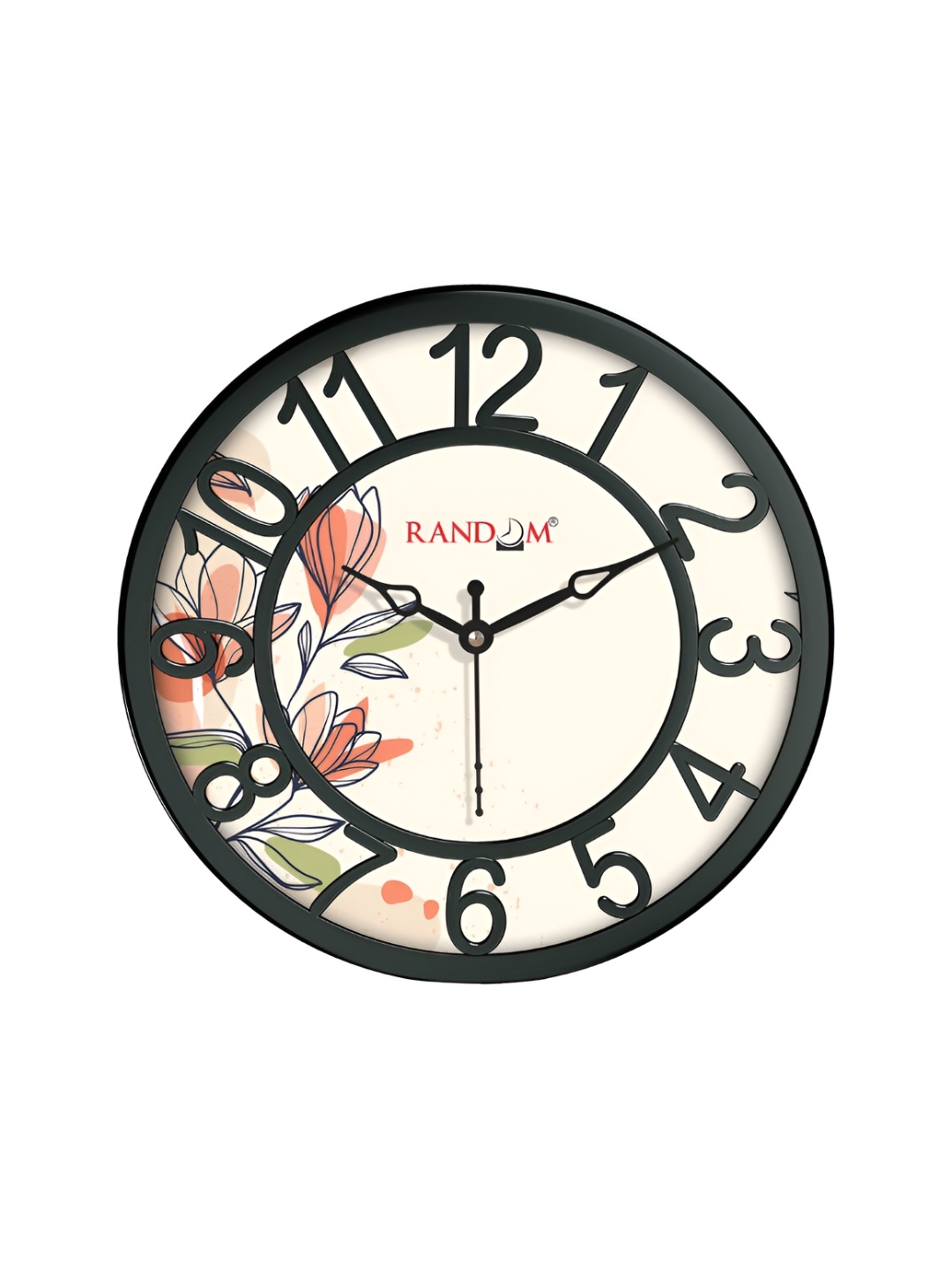 

RANDOM Black & White Printed Contemporary Analogue Wall Clock