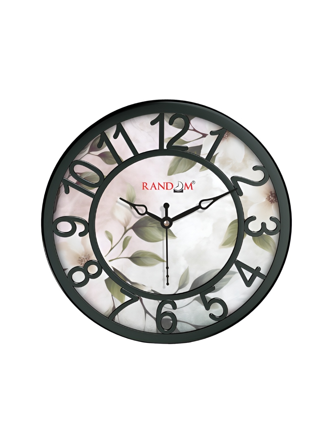 

RANDOM Black & White Printed Analogue Contemporary Round Wall Clock