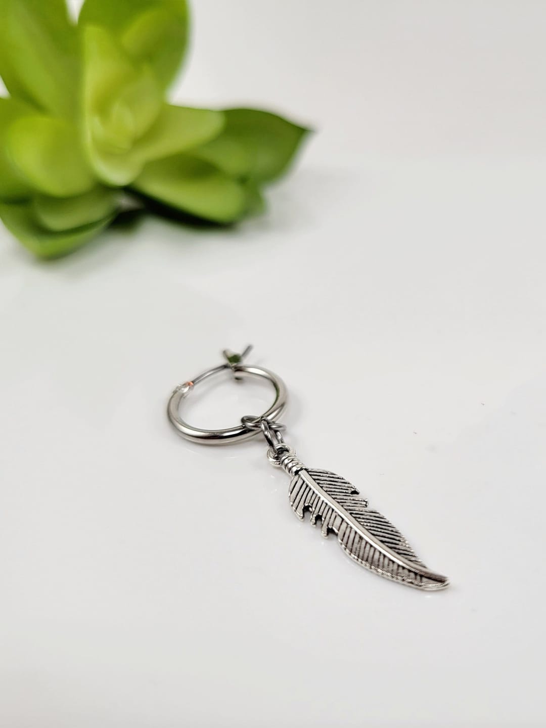

FIMBUL Classic Drop Earrings, Silver