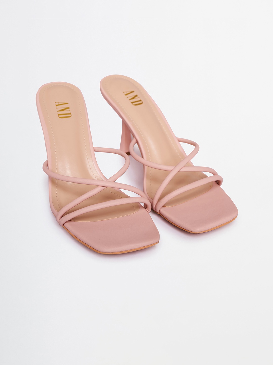 

AND Strappy Kitten Heel Sandal, Pink