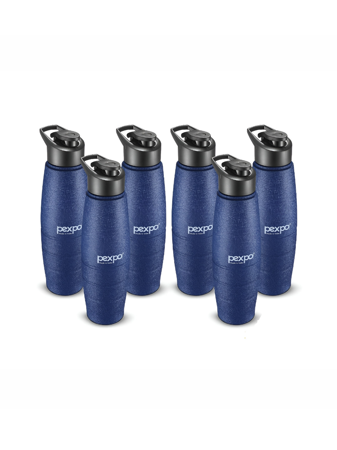 

Pexpo DURO 6pc Sports & Hiking Stainless Steel 1000ml Single wall Blue Water Bottle