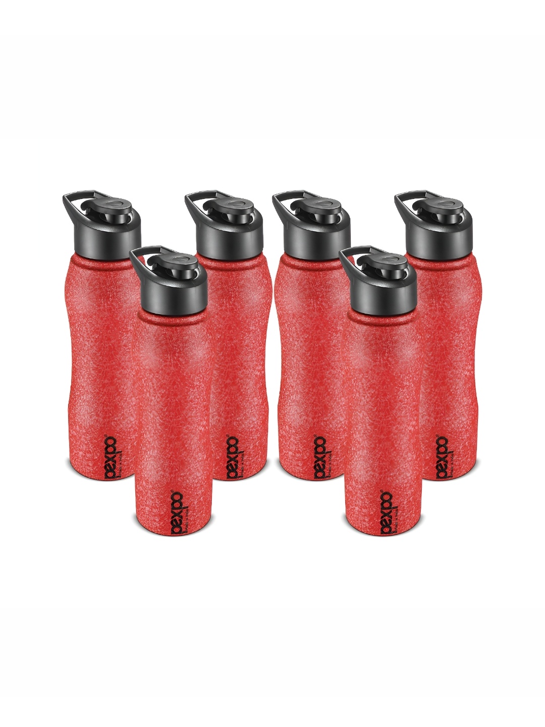 

Pexpo BISTRO 6pc Sports & Hiking Stainless Steel 1L Single wall Red Water Bottle