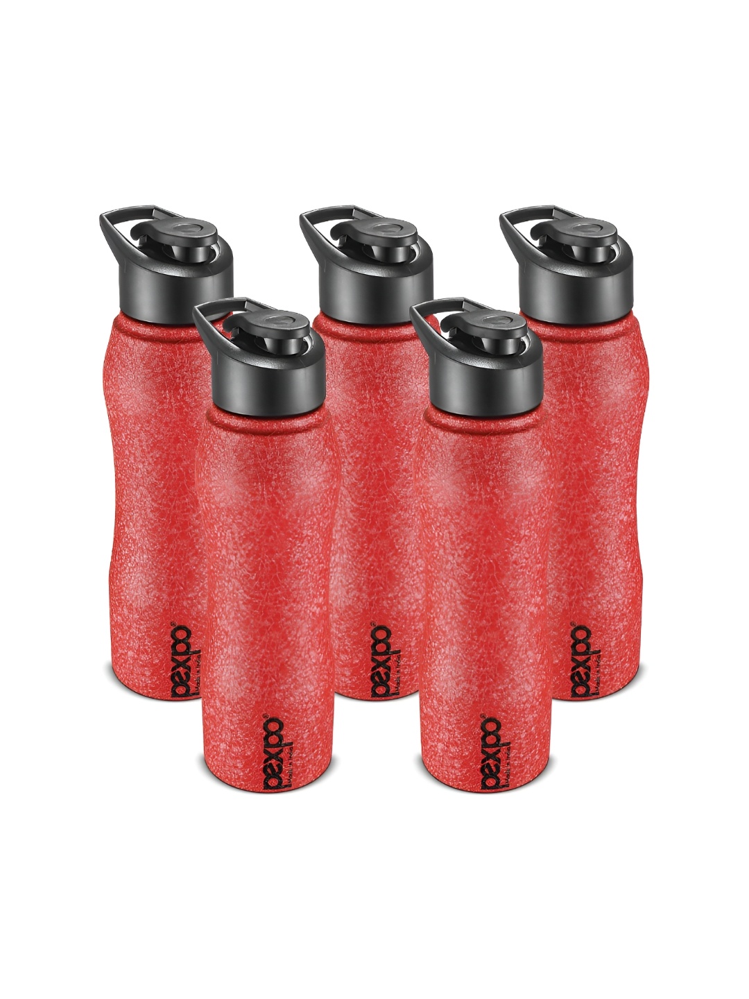 

Pexpo BISTRO 5pc Sports & Hiking Stainless Steel 1L Single wall Red Water Bottle