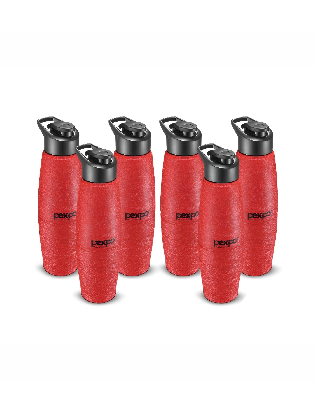 

Pexpo DURO 6pc Sports & Hiking Stainless Steel 1L Single wall Red Water Bottle
