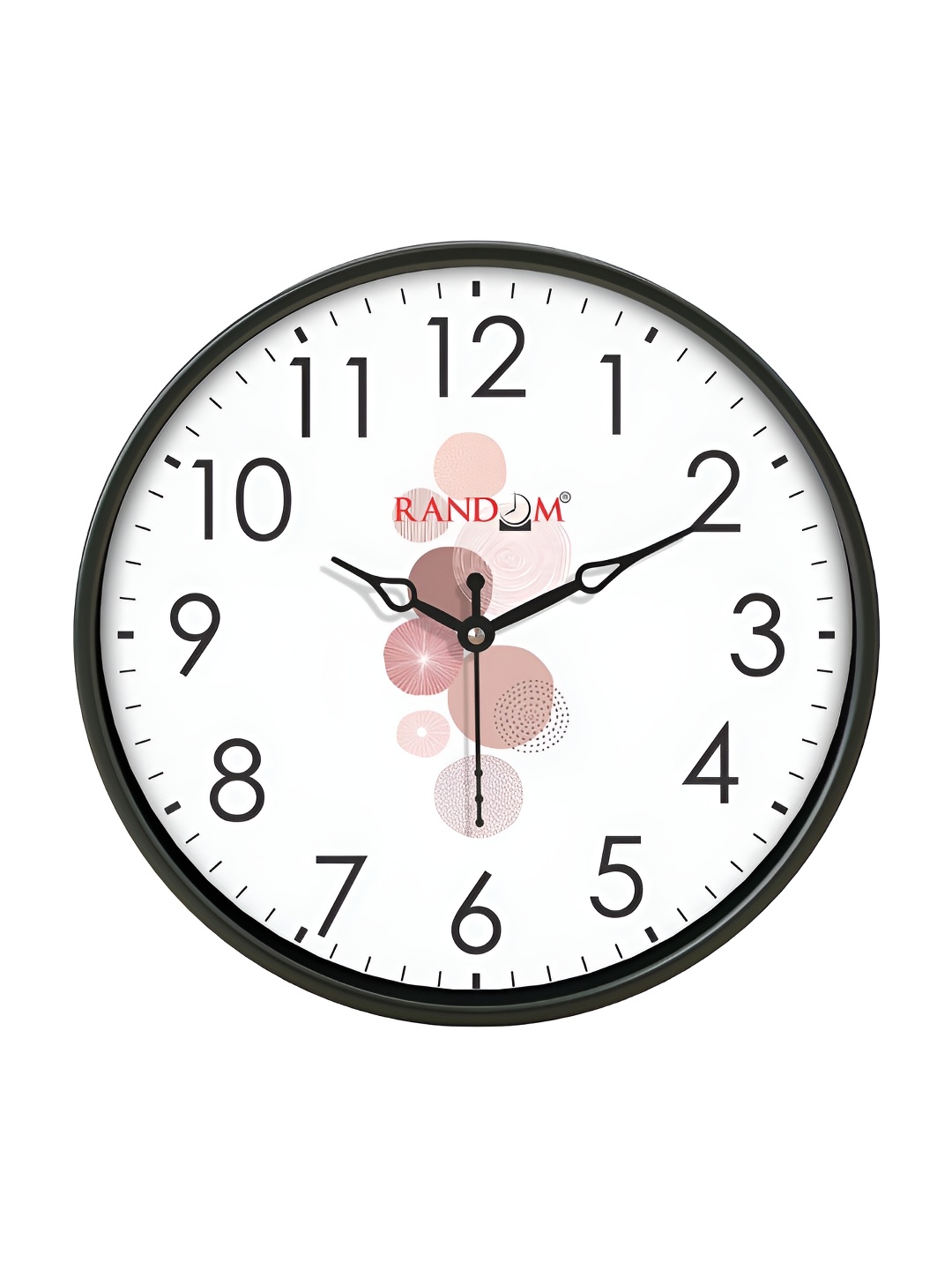 

RANDOM Black & White Printed Analogue Contemporary Round Wall Clock