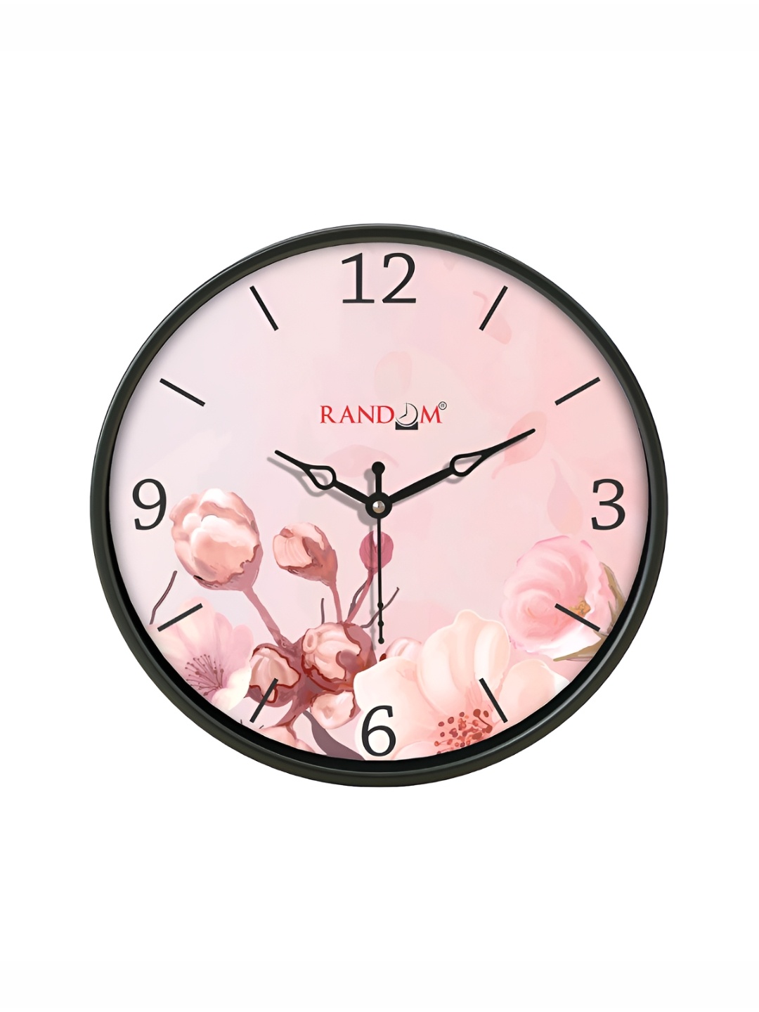 

RANDOM Black & Pink Printed Analogue Contemporary Wall Clock