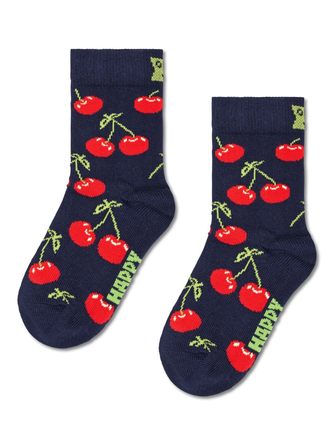 

Happy Socks Kids Printed Cotton Ankle-Length Socks, Blue