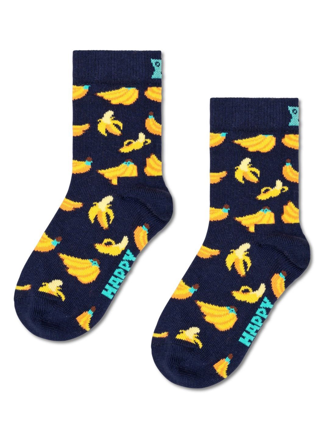 

Happy Socks Kids Patterned Cotton Above Ankle Socks, Navy blue