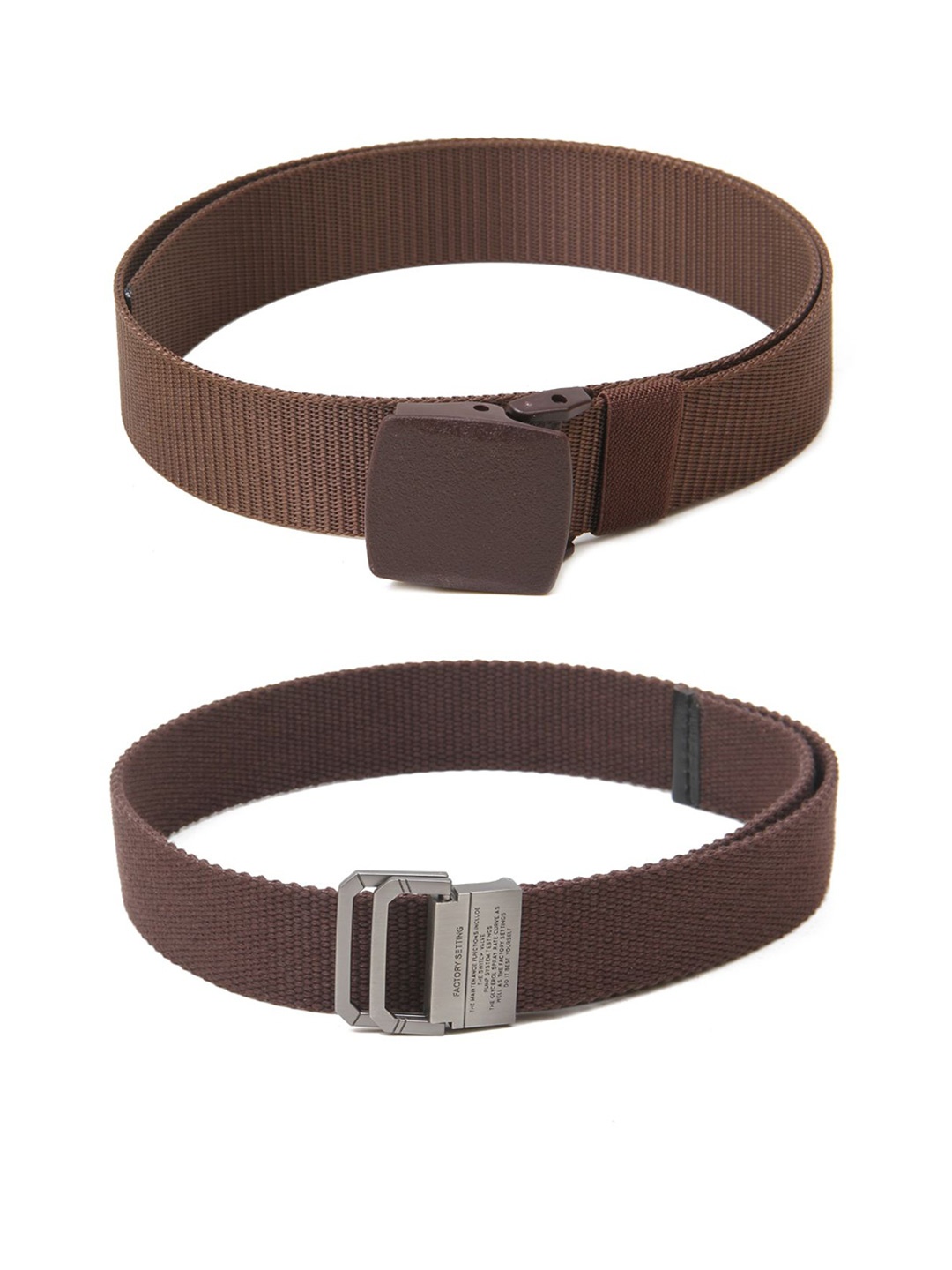 

Calvadoss Men Textured 2 Belt, Brown