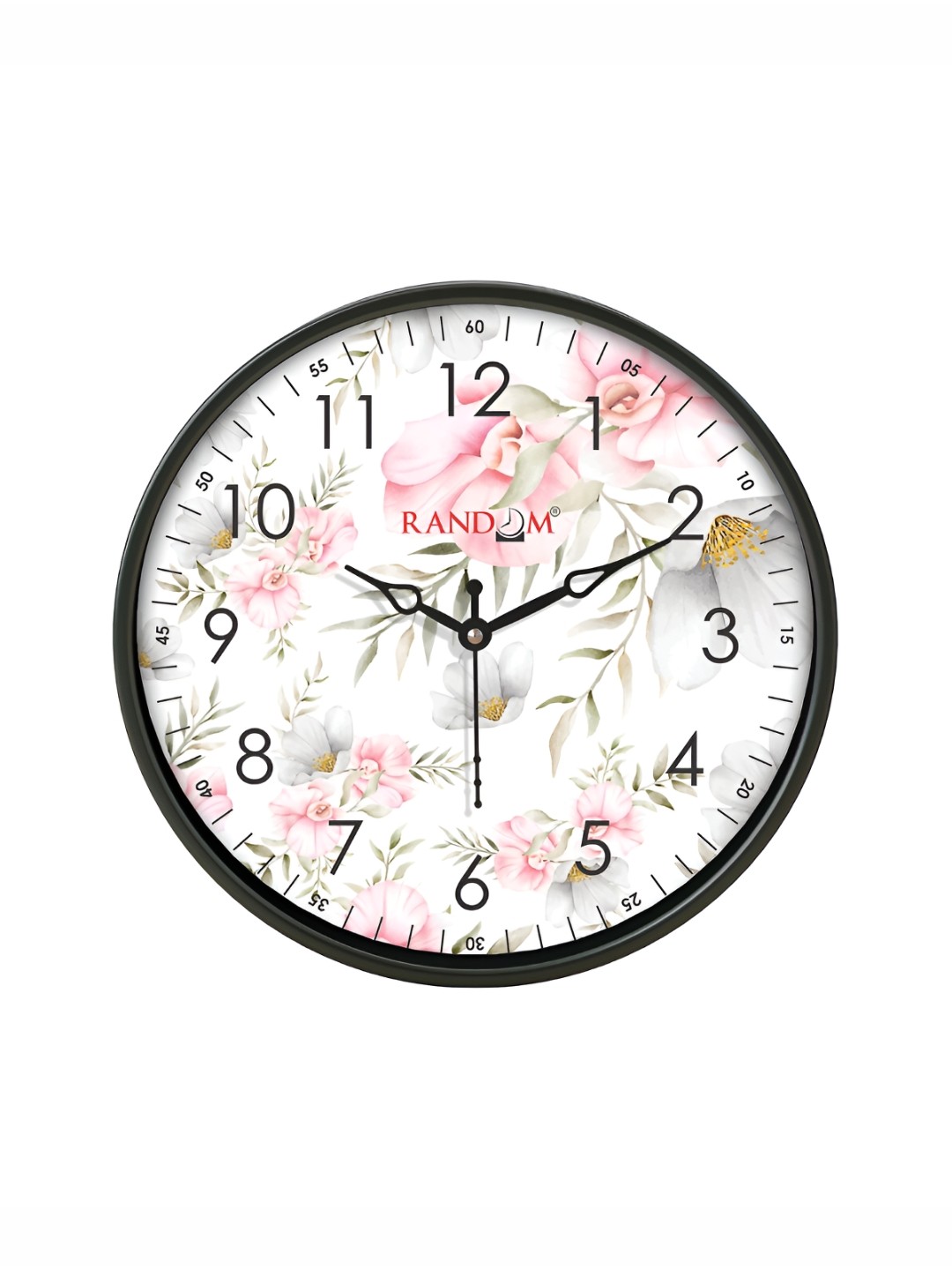 

RANDOM Black & White Printed Contemporary Analogue Wall Clock