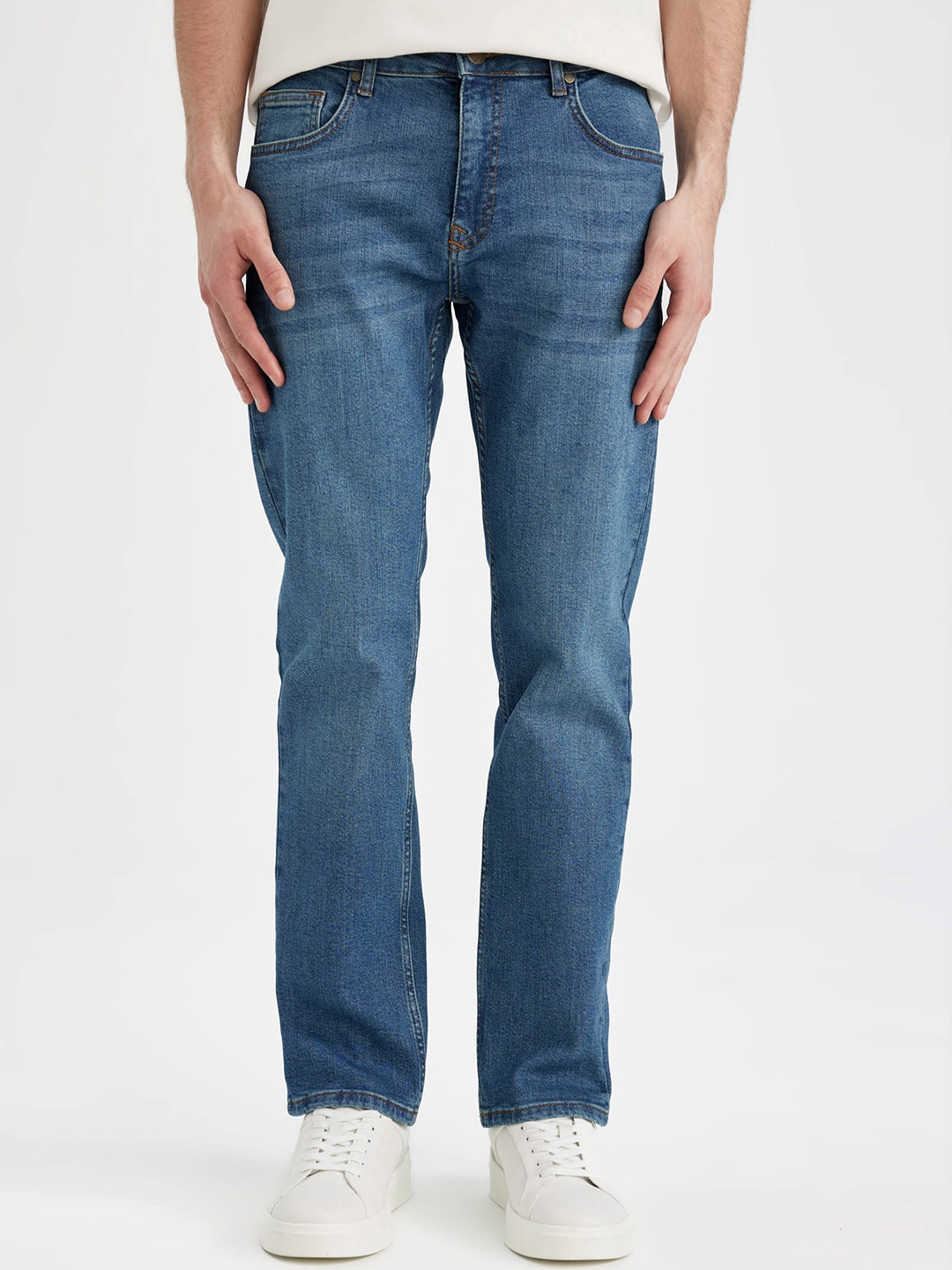 

DeFacto Men Cotton Chinos Trousers, Na