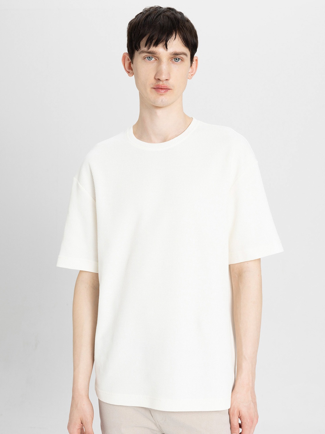 

DeFacto Short Sleeves Cotton T-Shirt, White