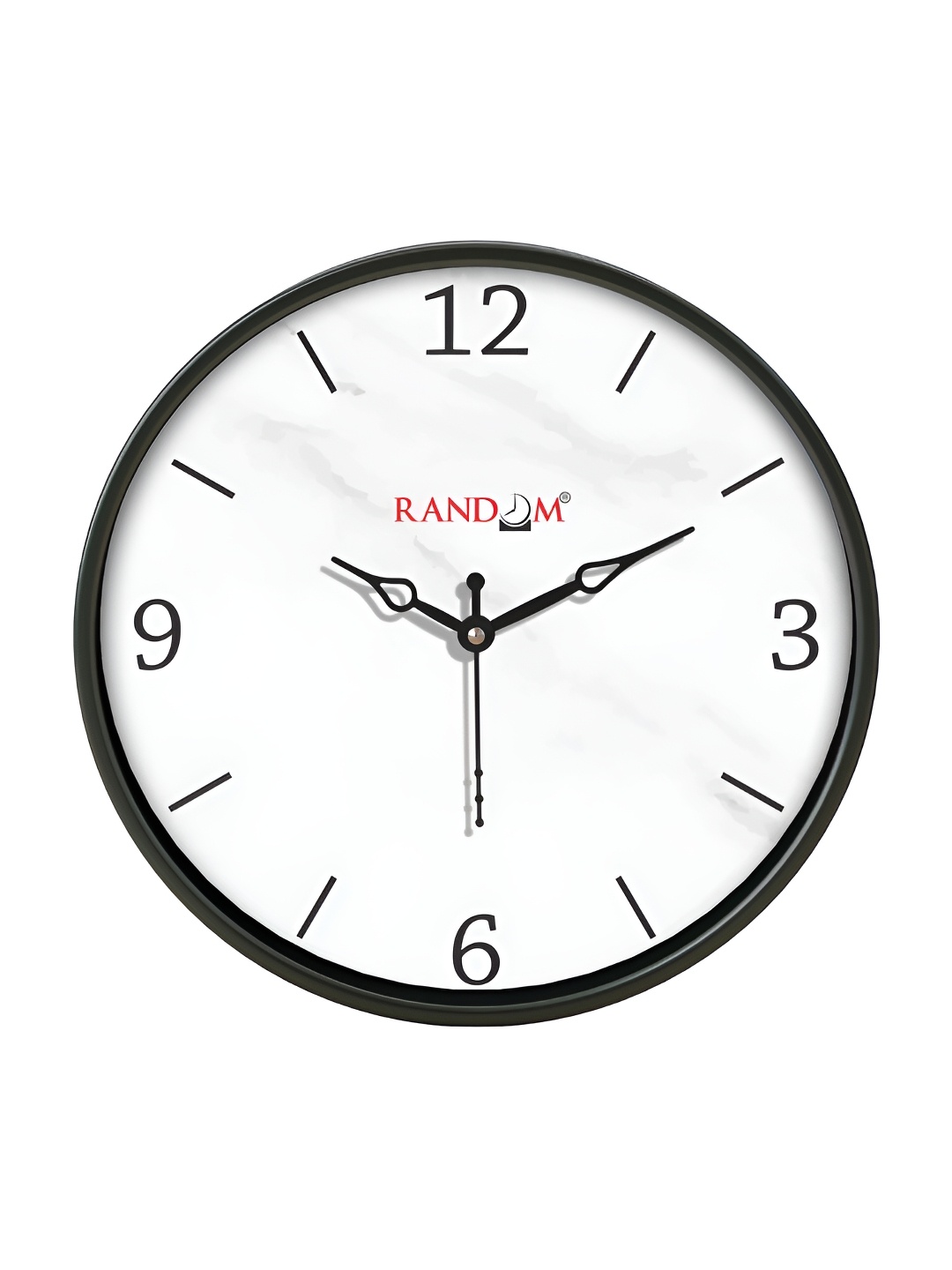 

RANDOM Black & White Printed Analogue Contemporary Round Wall Clock
