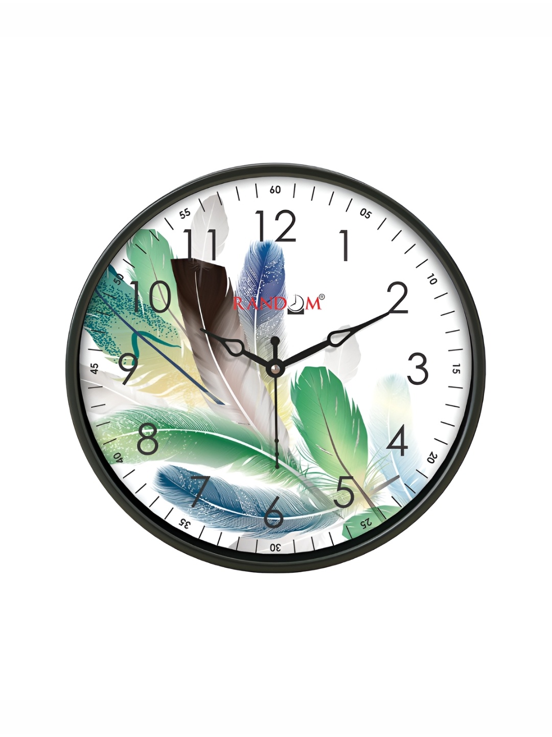 

RANDOM Black & White Printed Contemporary Analogue Wall Clock