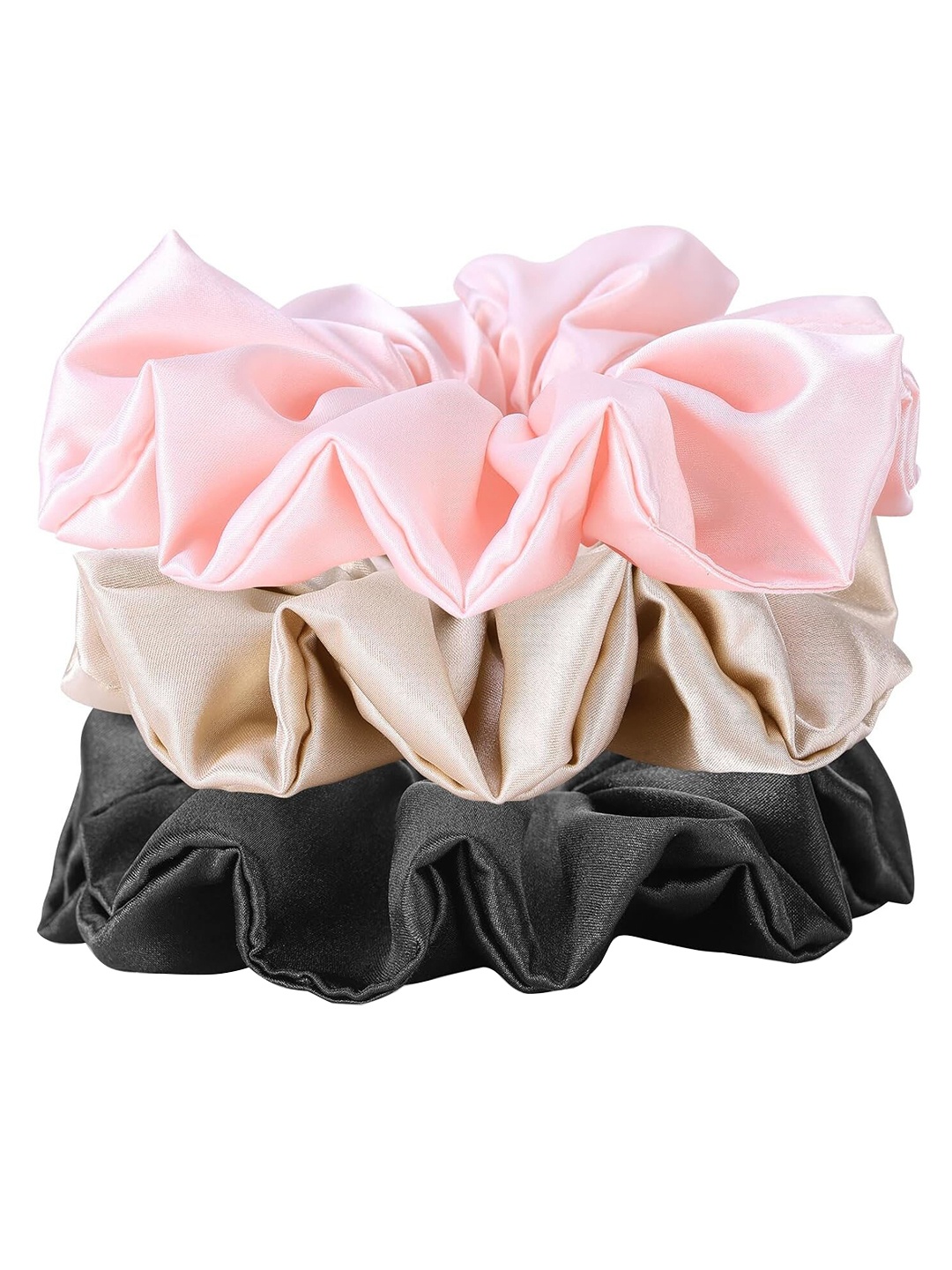 

BAESD Girls Set of 3 Ponytail Holders Hair Accessory, Pink