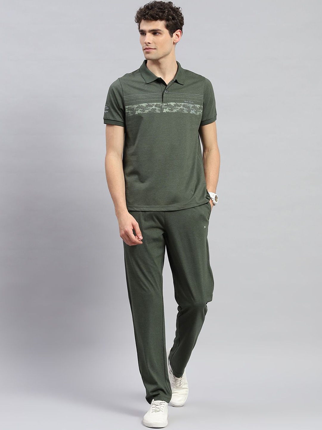 

Monte Carlo T-shirt With Trousers Co-Ords, Green