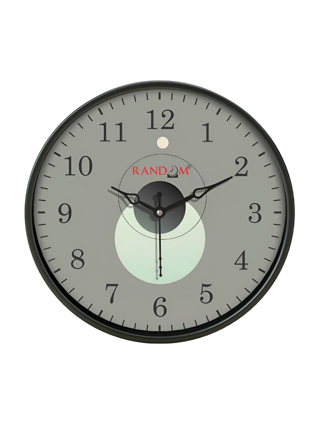 

RANDOM Black & Grey Printed Analogue Contemporary Cotton Wall Clock
