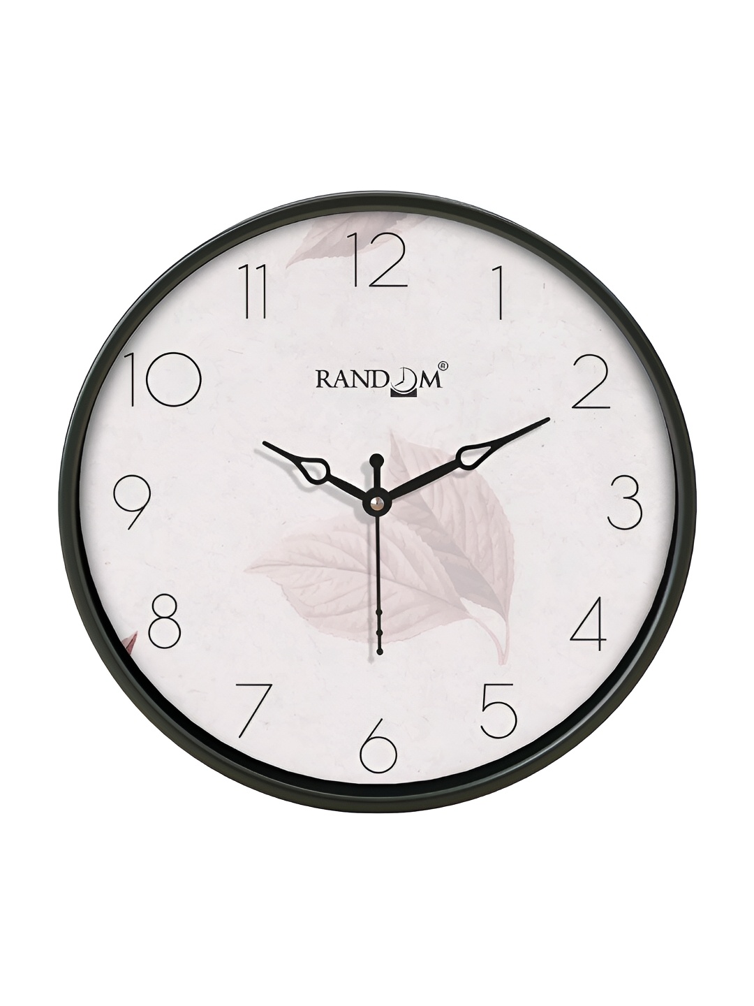 

RANDOM Black & Off White Printed Analogue Contemporary Round Wall Clock