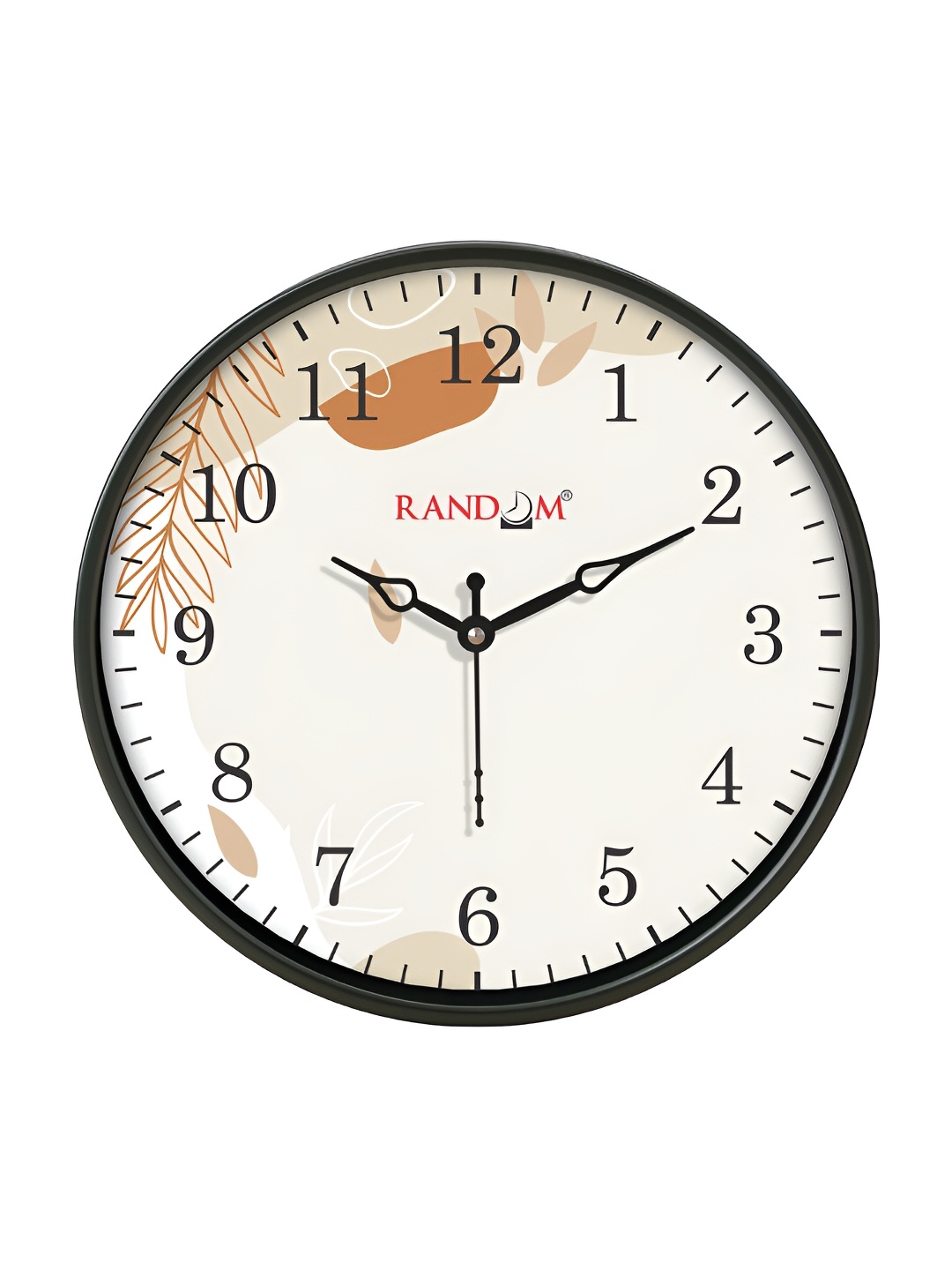 

RANDOM Black & Off White Printed Analogue Contemporary Wall Clock