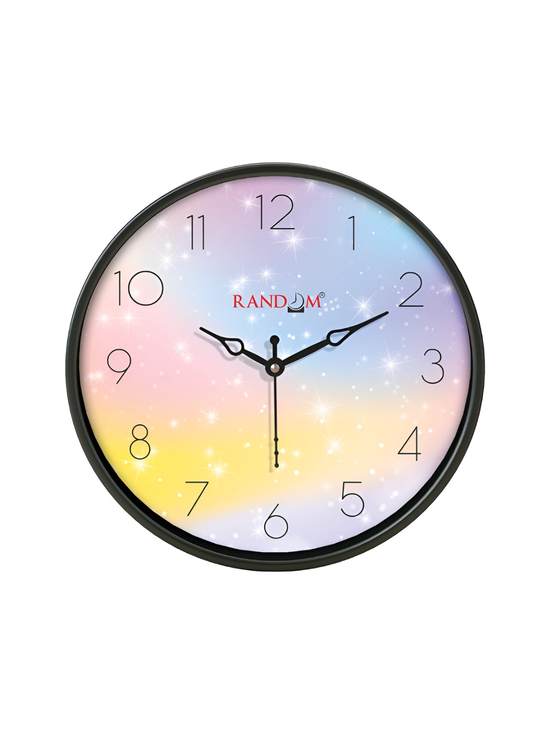 

RANDOM Black & Yellow Printed Analogue Contemporary Wall Clock