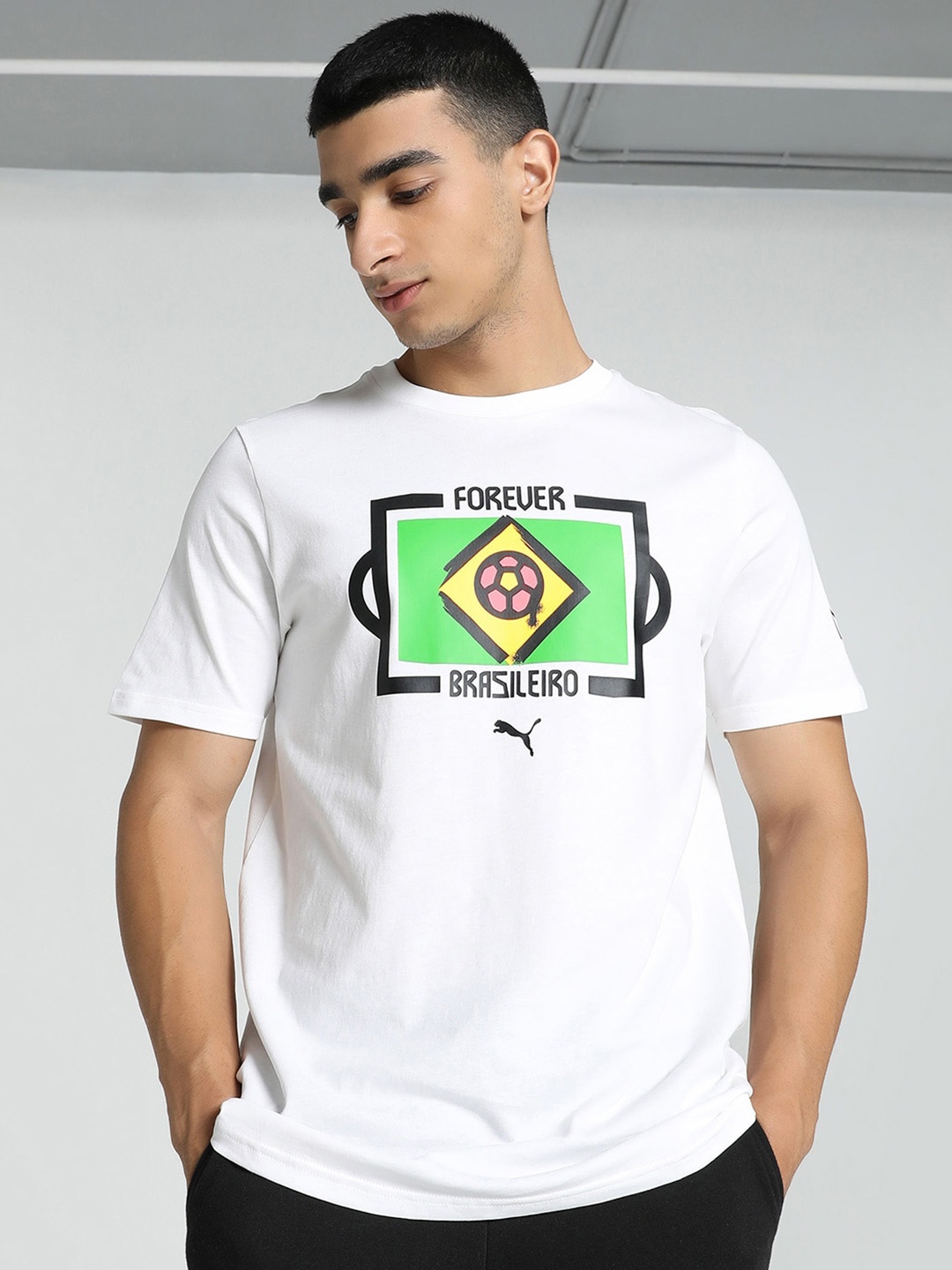 

Puma Neymar Jr Football Cotton Tshirt, White