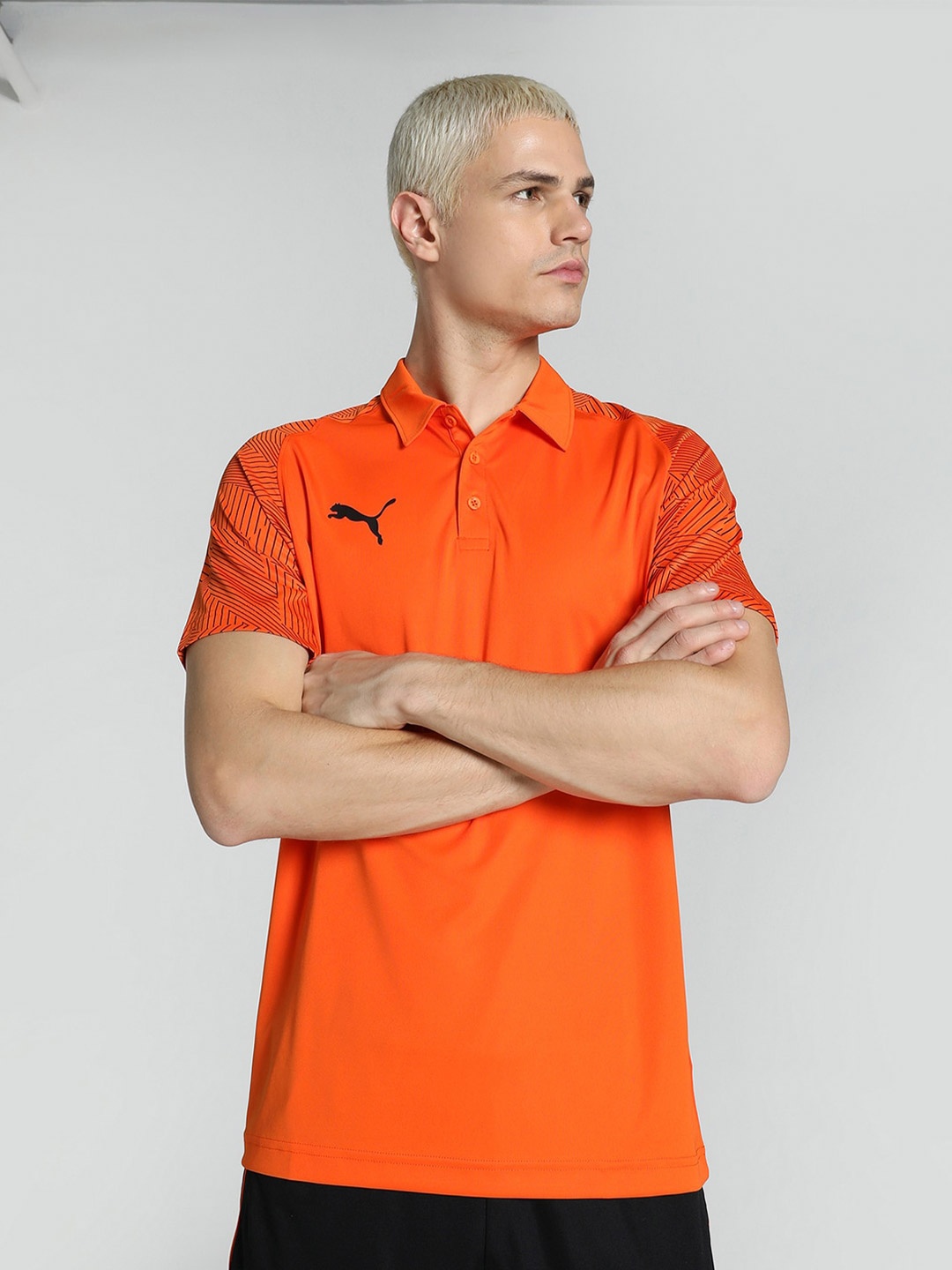 

Puma Cricket Teamwear Sublimation Polo T-Shirt, Orange