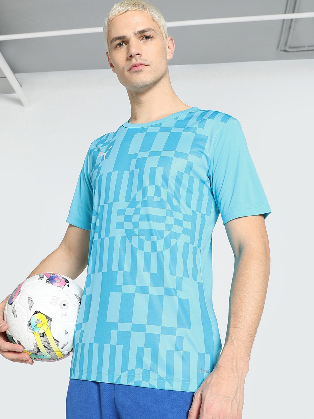 

Puma individualRISE Graphic Football Jersey, Blue
