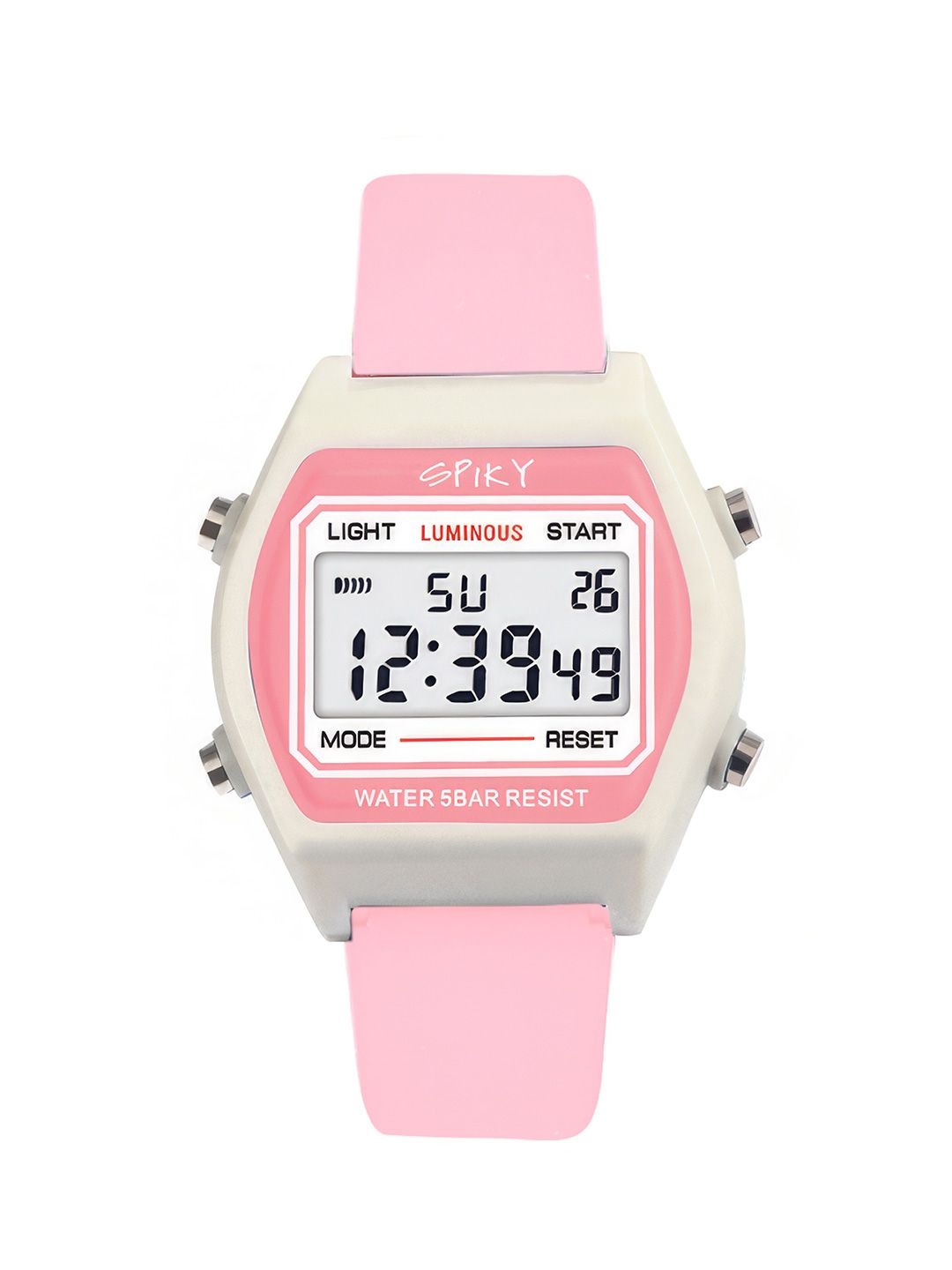 

Spiky Kids Digital Multi Function Automatic Watch SPKEVA25_C3_PNK, Pink