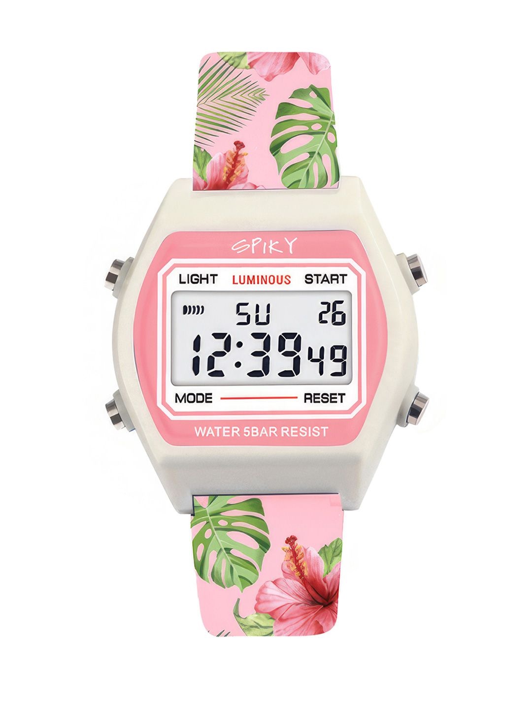 

Spiky Kids Digital Multi Function Automatic Watch SPKEVA25_C5_PNK, Pink